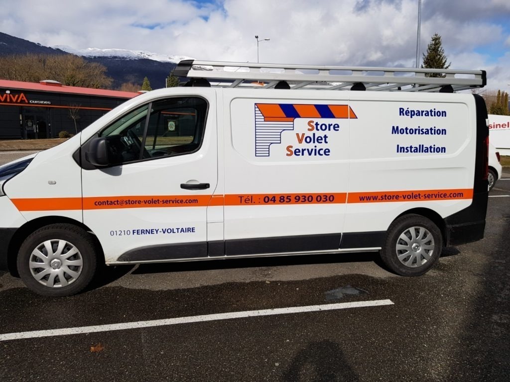 Personnalisation véhicule store volet services