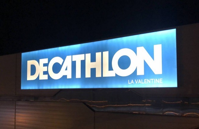 Caisson lumineux retro eclairé