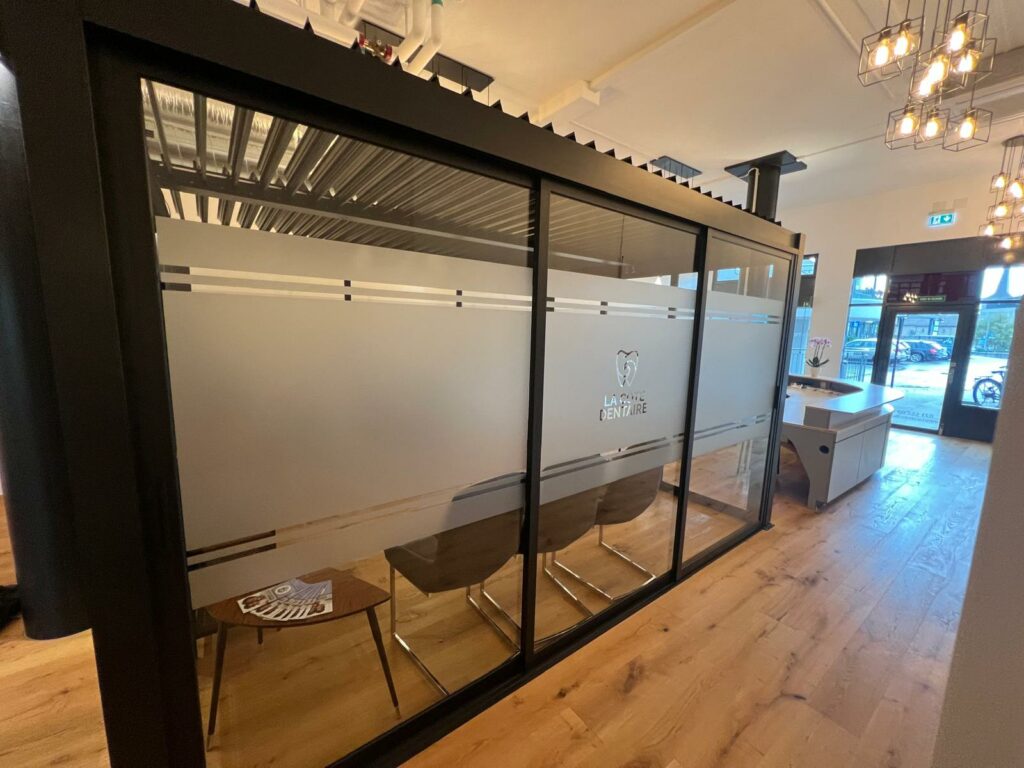 adhésif dépoli la cote dentaire 2