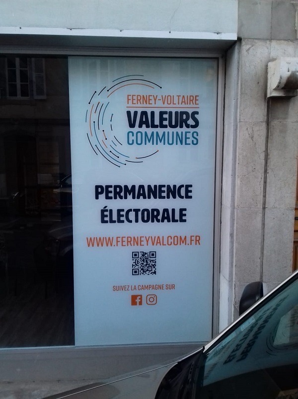 Adhesif Vitrine Ferney