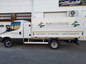 flocage camion paysagiste