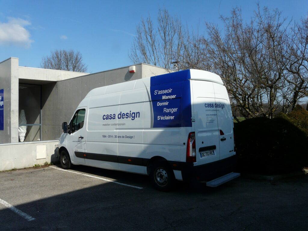 flocage camionnette casa