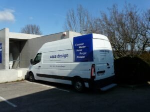 flocage camionnette casa