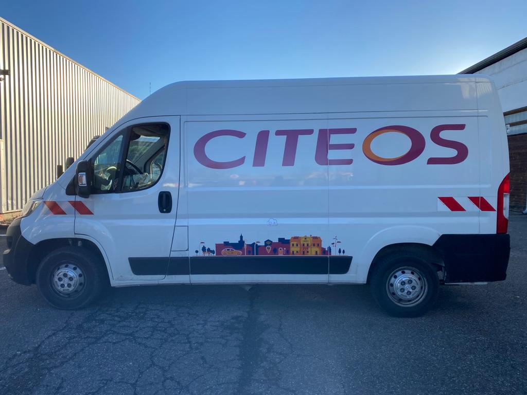 flocage camionnette citeos
