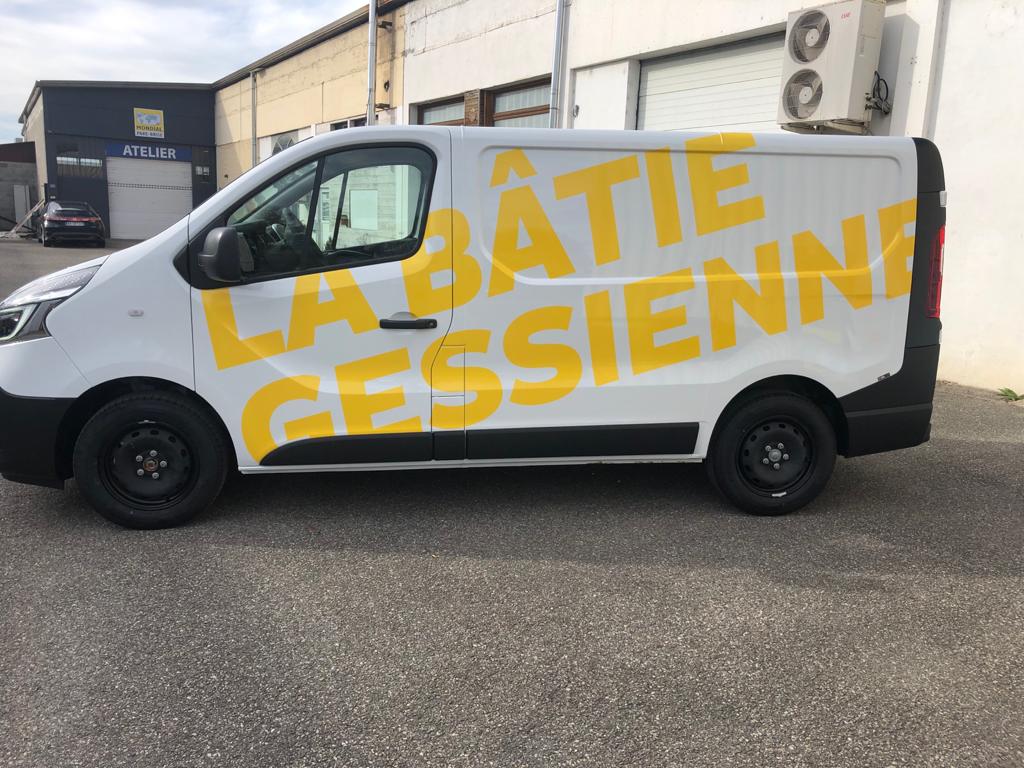 flocage camionnette la battie genniesse