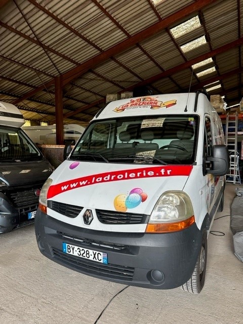 flocage camionnette la drolerie