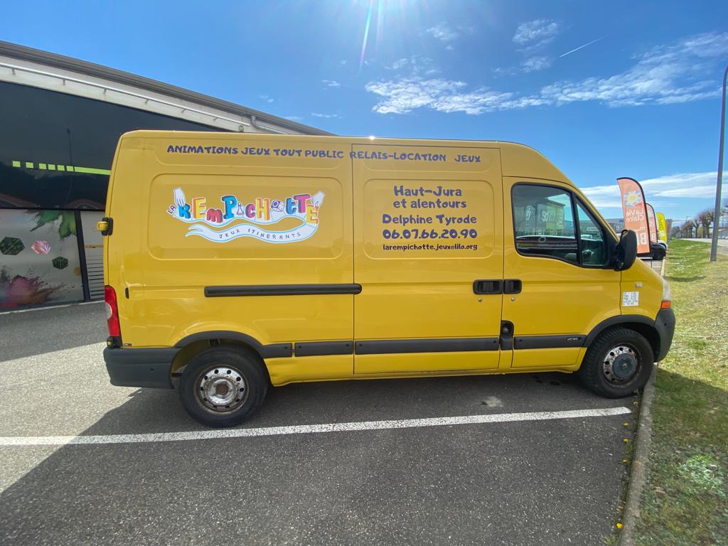 flocage camionnette la rempichotte