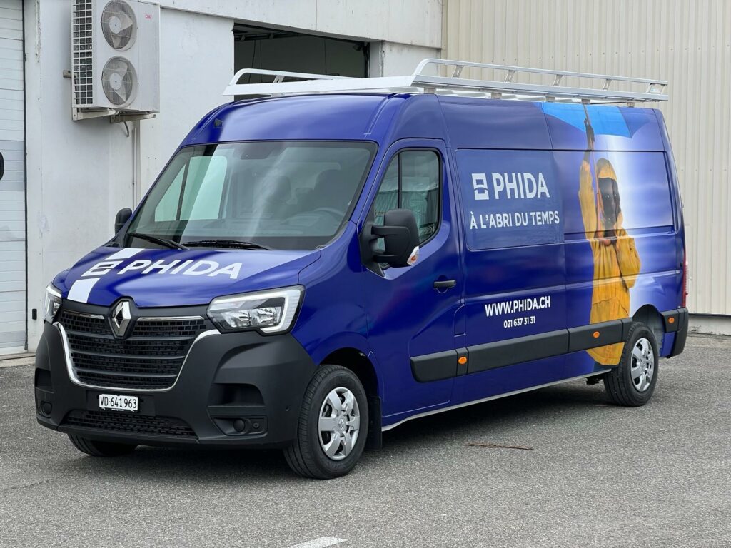 flocage camionnette phida 2