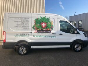 flocage camionnette swissortus