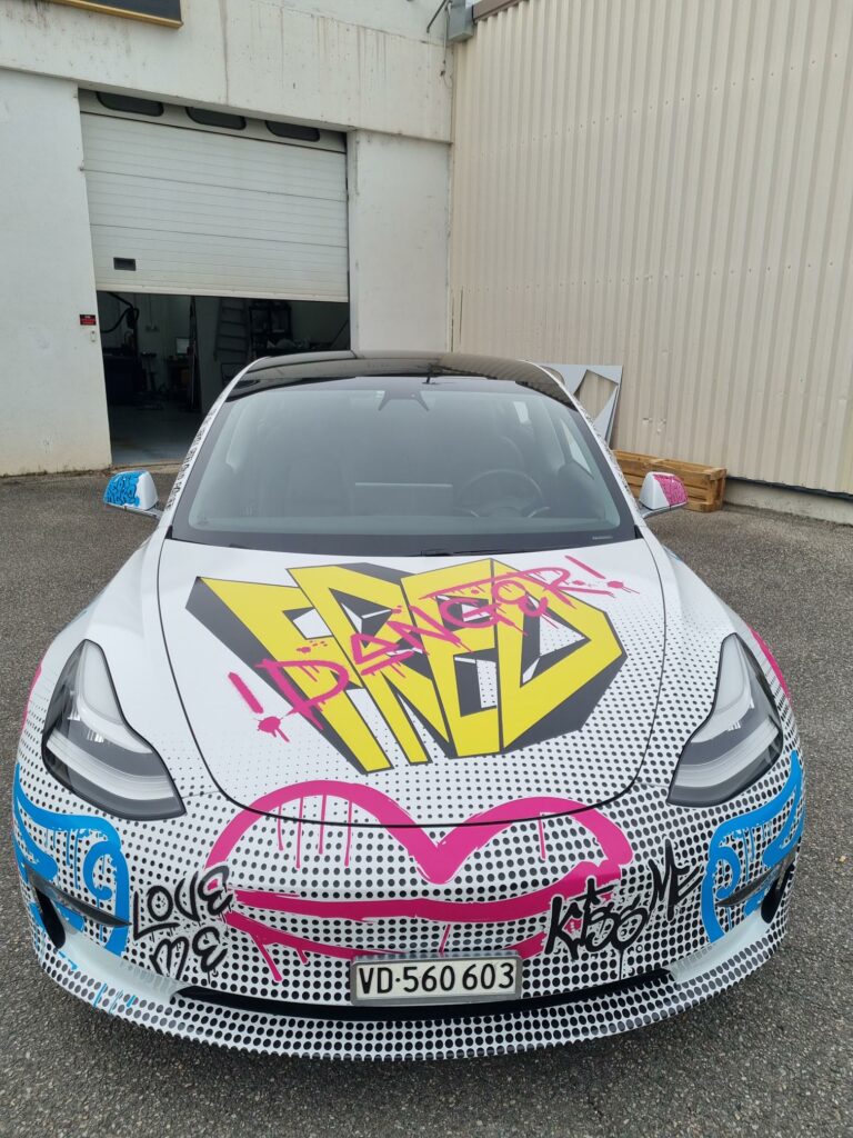 flocage voiture fred 4