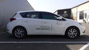 flocage voiture centre de soin