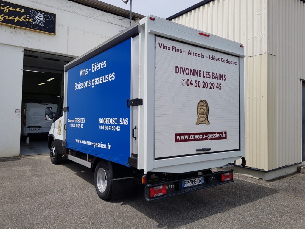 flocage camion caveau gessien