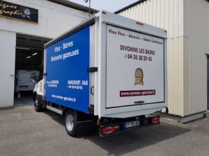 flocage camion caveau gessien