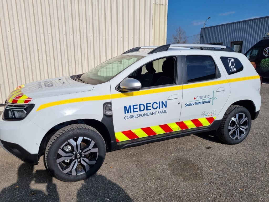 flocage voiture medecin