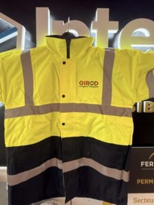 thermocollant veste jaune fluo girod