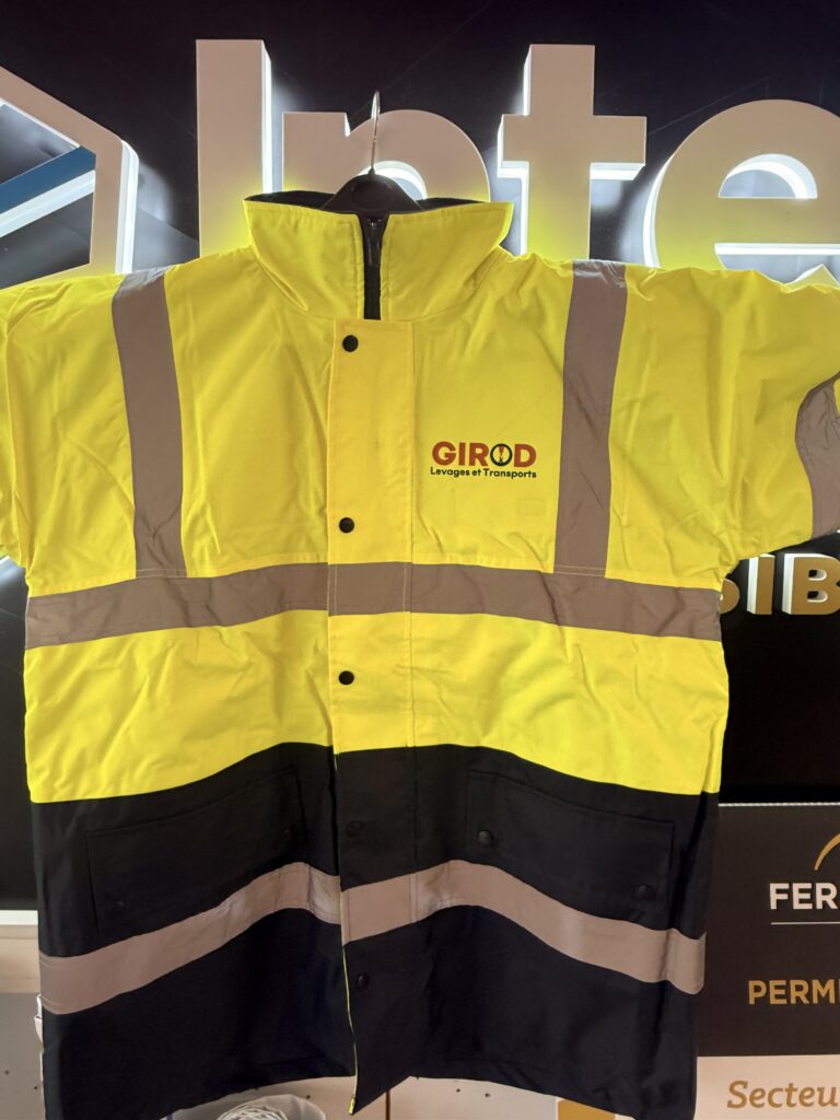 thermocollant veste jaune fluo girod thermocollant veste jaune fluo girod