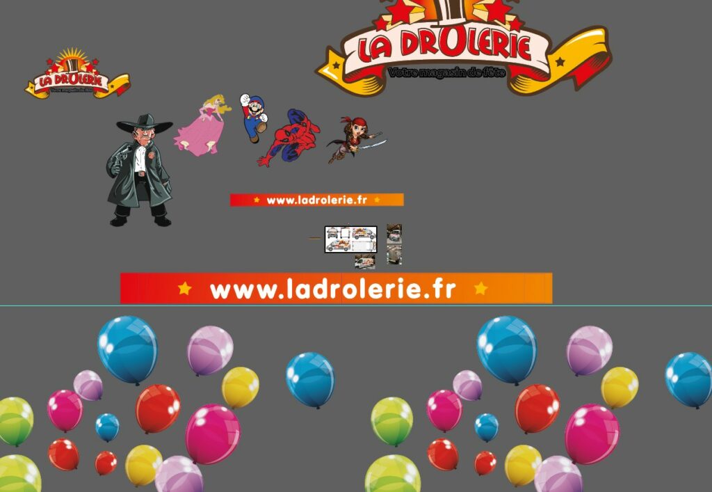 visuel graphique la drolerie