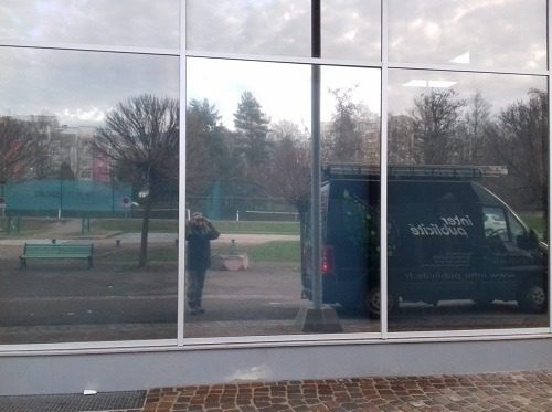 film miroir sans tain vitrage extérieur